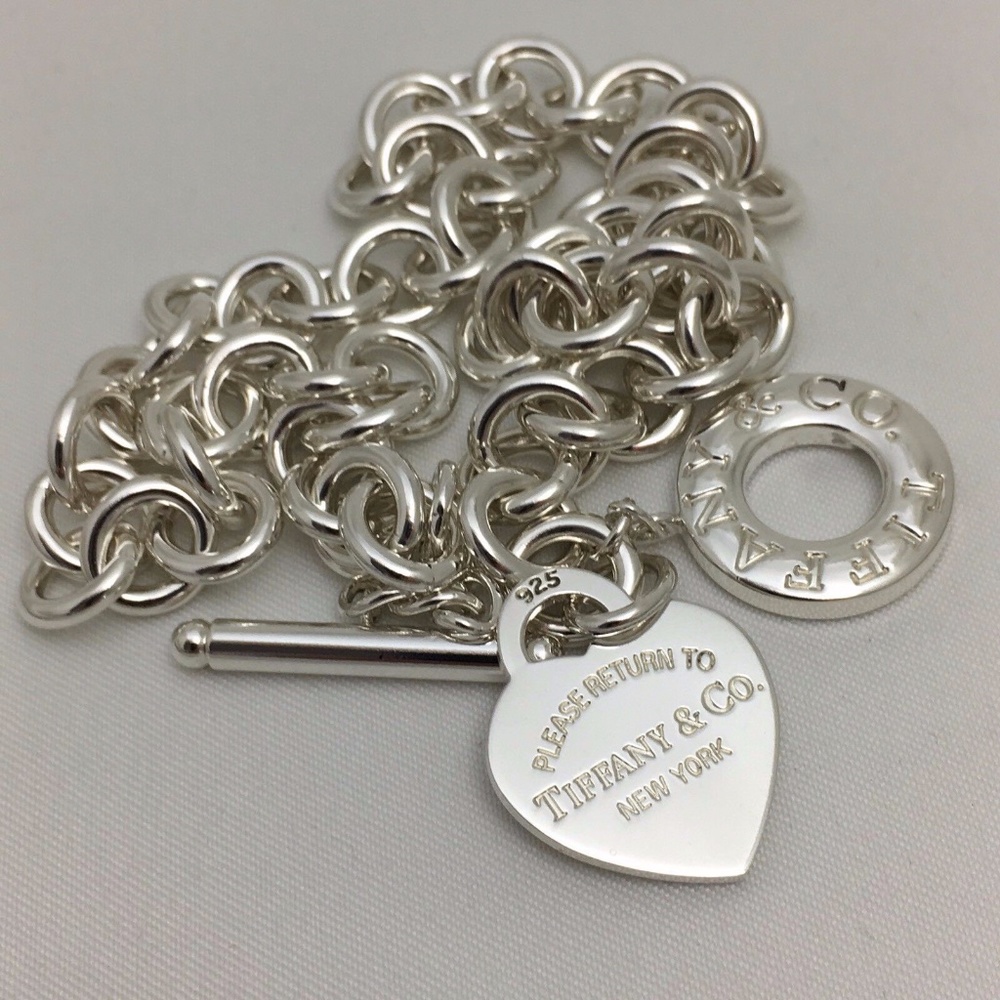 20" Return to Tiffany Heart Toggle Necklace in Silver - Picture 2 of 6